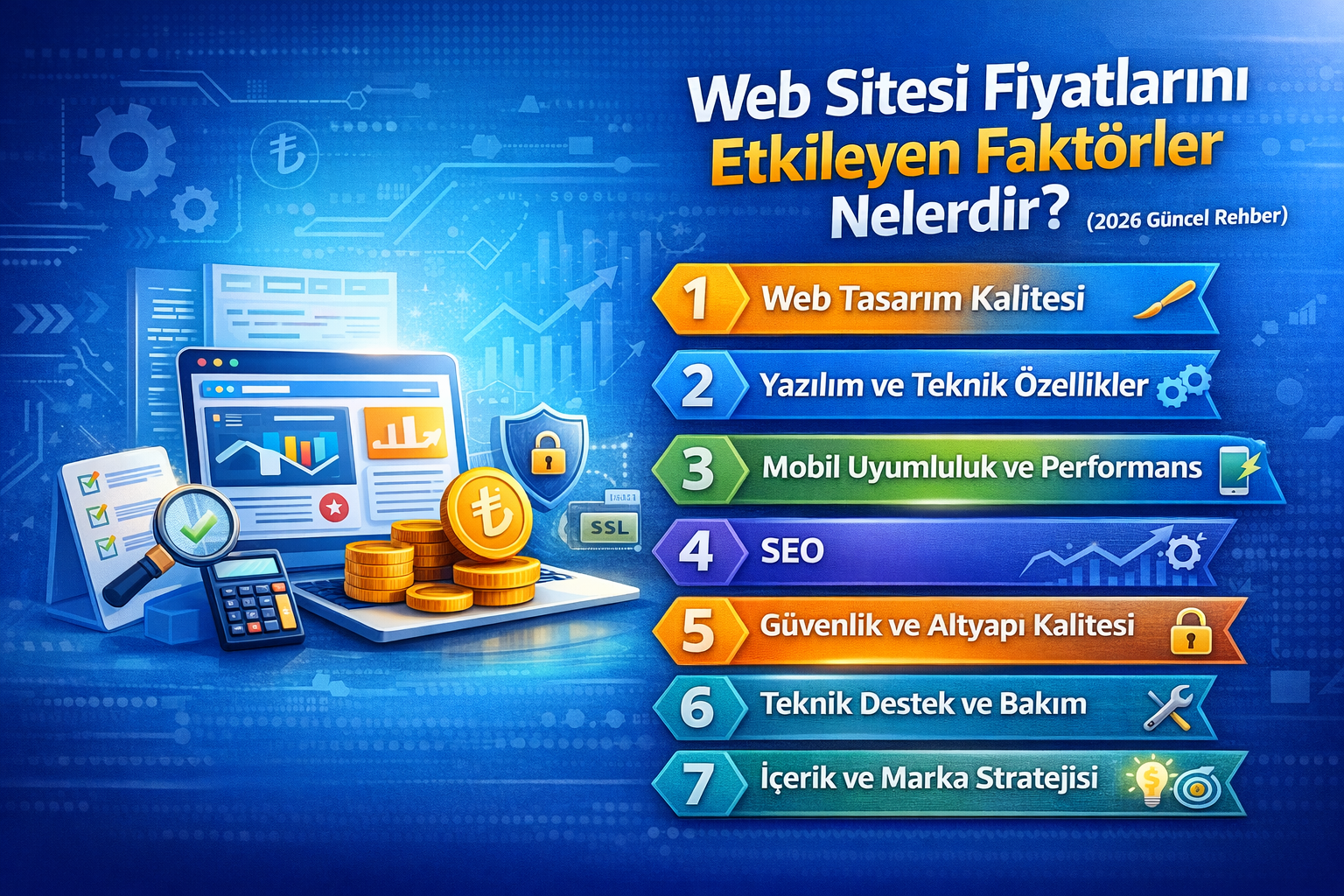 Web Sitesi Fiyatlarını Etkileyen Faktörler Nelerdir?